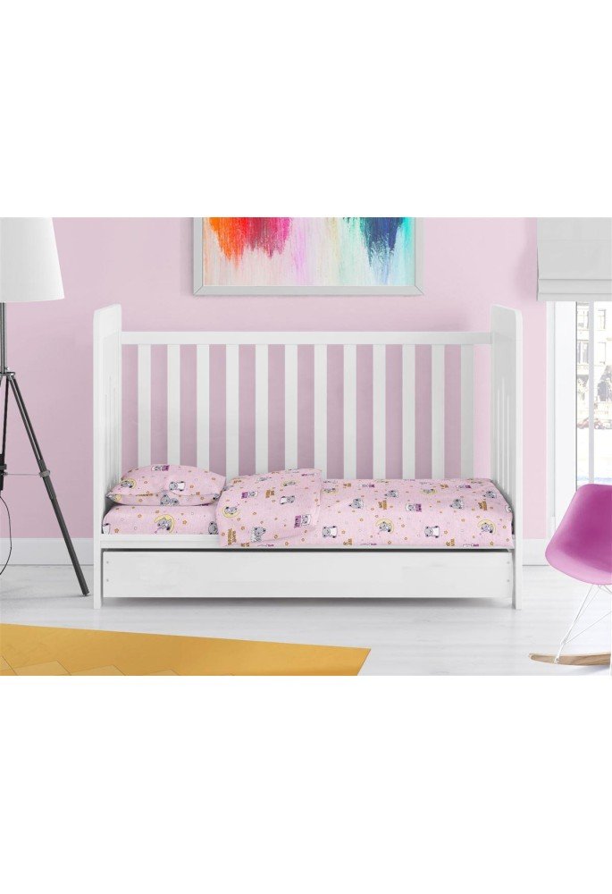ΠΑΠΛΩΜΑΤΟΘΗΚΗ ΕΜΠΡΙΜΕ bebe Sweet Dreams 550 120X160 Pink 100% Cotton ΠΑΠΛΩΜΑΤΟΘΗΚΗ ΕΜΠΡΙΜΕ bebe Sweet Dreams 550 120X160 Pink 100% Cotton