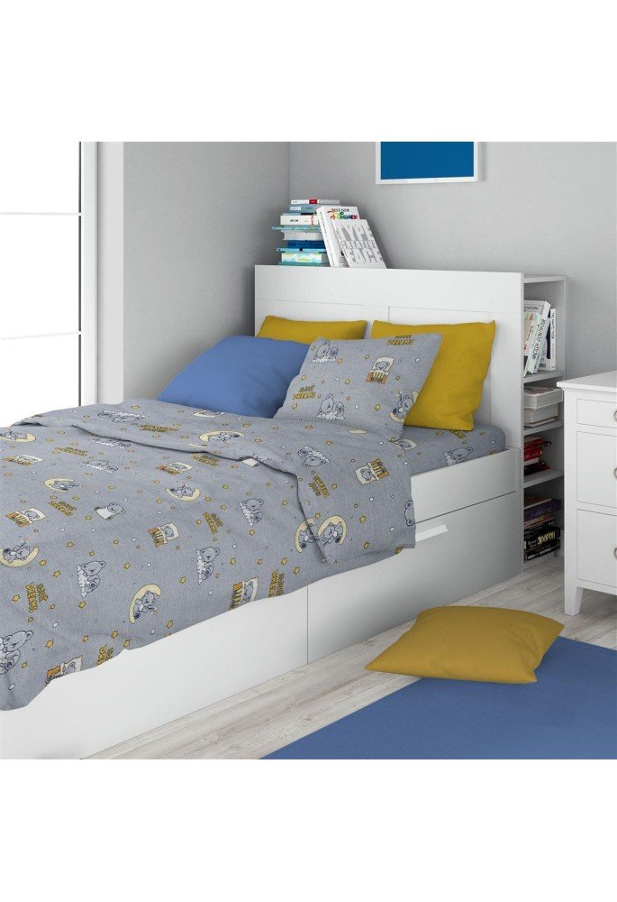 ΠΑΠΛΩΜΑΤΟΘΗΚΗ ΕΜΠΡΙΜΕ kids Sweet Dreams 552 160X240 Grey 100% Cotton