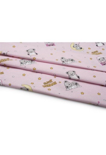 ΣΕΝΤΟΝΑΚΙ ΛΙΚΝΟΥ bebe Sweet Dreams 550 80X110 Pink 100% Cotton ΣΕΝΤΟΝΑΚΙ ΛΙΚΝΟΥ bebe Sweet Dreams 550 80X110 Pink 100% Cotton