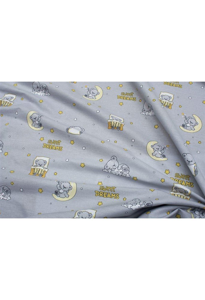 ΣΕΝΤΟΝΑΚΙ ΛΙΚΝΟΥ bebe Sweet Dreams 552 80X110 Grey 100% Cotton ΣΕΝΤΟΝΑΚΙ ΛΙΚΝΟΥ bebe Sweet Dreams 552 80X110 Grey 100% Cotton
