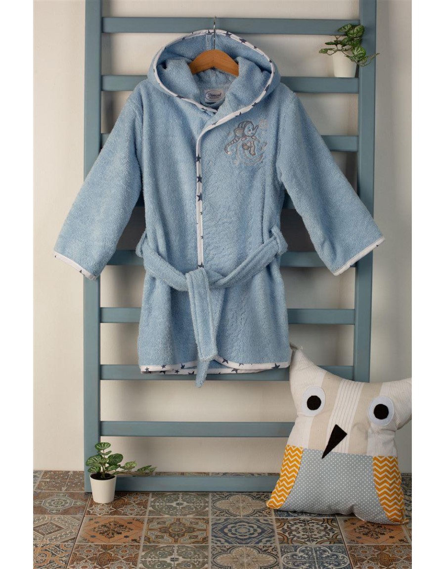 ΜΠΟΥΡΝΟΥΖΙ Με Κέντημα bebe Dreaming Elephant 166 SIZE:02 Σιελ 100% Cotton