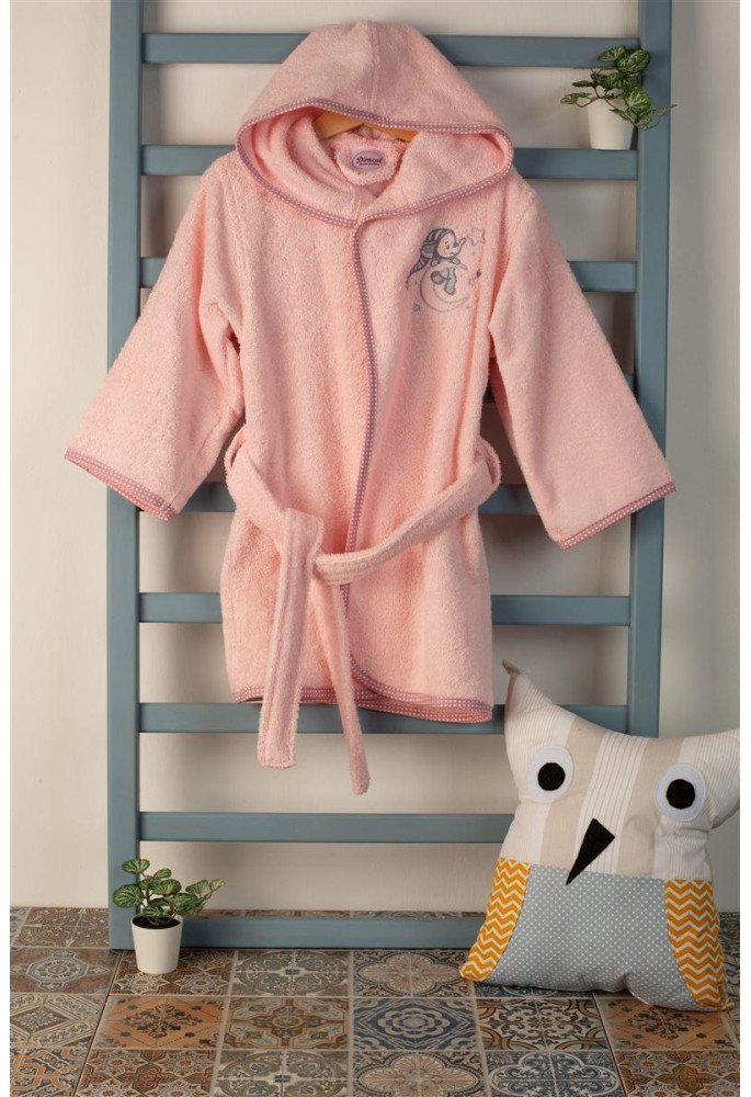 ΜΠΟΥΡΝΟΥΖΙ Με Κέντημα bebe Dreaming Elephant 167 SIZE:02 Ροζ 100% Cotton