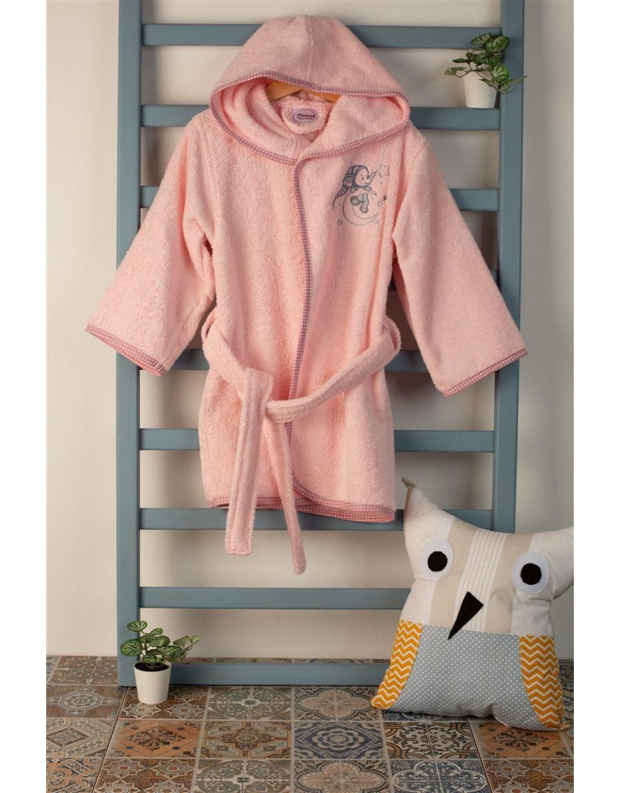 ΜΠΟΥΡΝΟΥΖΙ Με Κέντημα bebe Dreaming Elephant 167 SIZE:02 Ροζ 100% Cotton