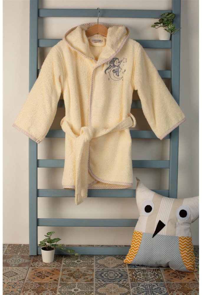 ΜΠΟΥΡΝΟΥΖΙ Με Κέντημα bebe Dreaming Elephant 169 SIZE:02 Εκρού 100% Cotton