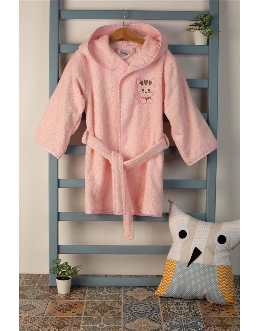 ΜΠΟΥΡΝΟΥΖΙ Με Κέντημα bebe Kitty 136 SIZE:02 Ροζ 100% Cotton