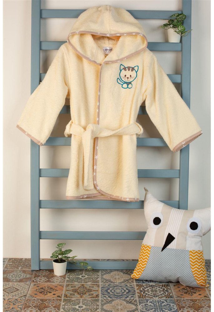 ΜΠΟΥΡΝΟΥΖΙ Με Κέντημα bebe Kitty 138 SIZE:02 Εκρού 100% Cotton