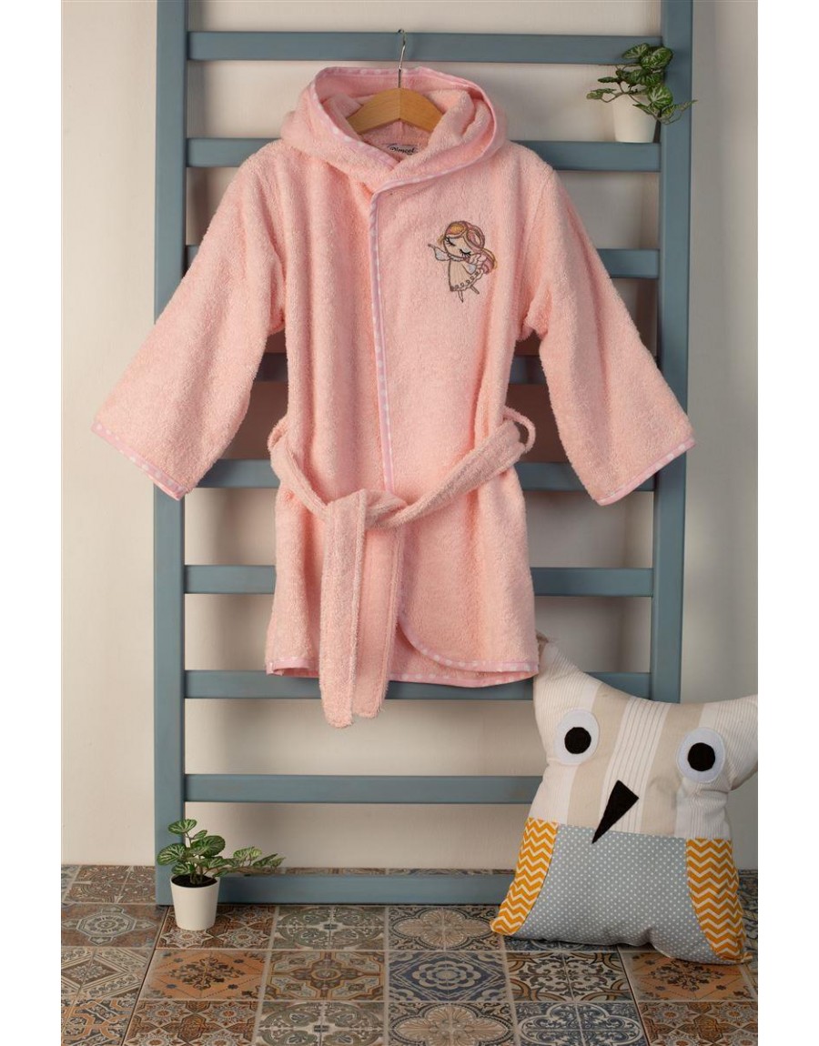 ΜΠΟΥΡΝΟΥΖΙ Με Κέντημα bebe Little Angel 141 SIZE:02 Ροζ 100% Cotton