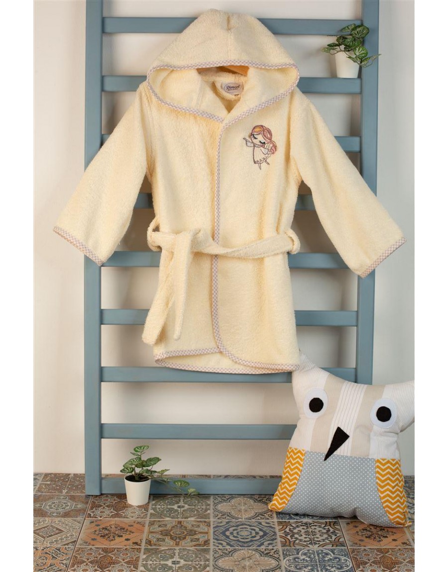 ΜΠΟΥΡΝΟΥΖΙ Με Κέντημα bebe Little Angel 143 SIZE:02 Εκρού 100% Cotton