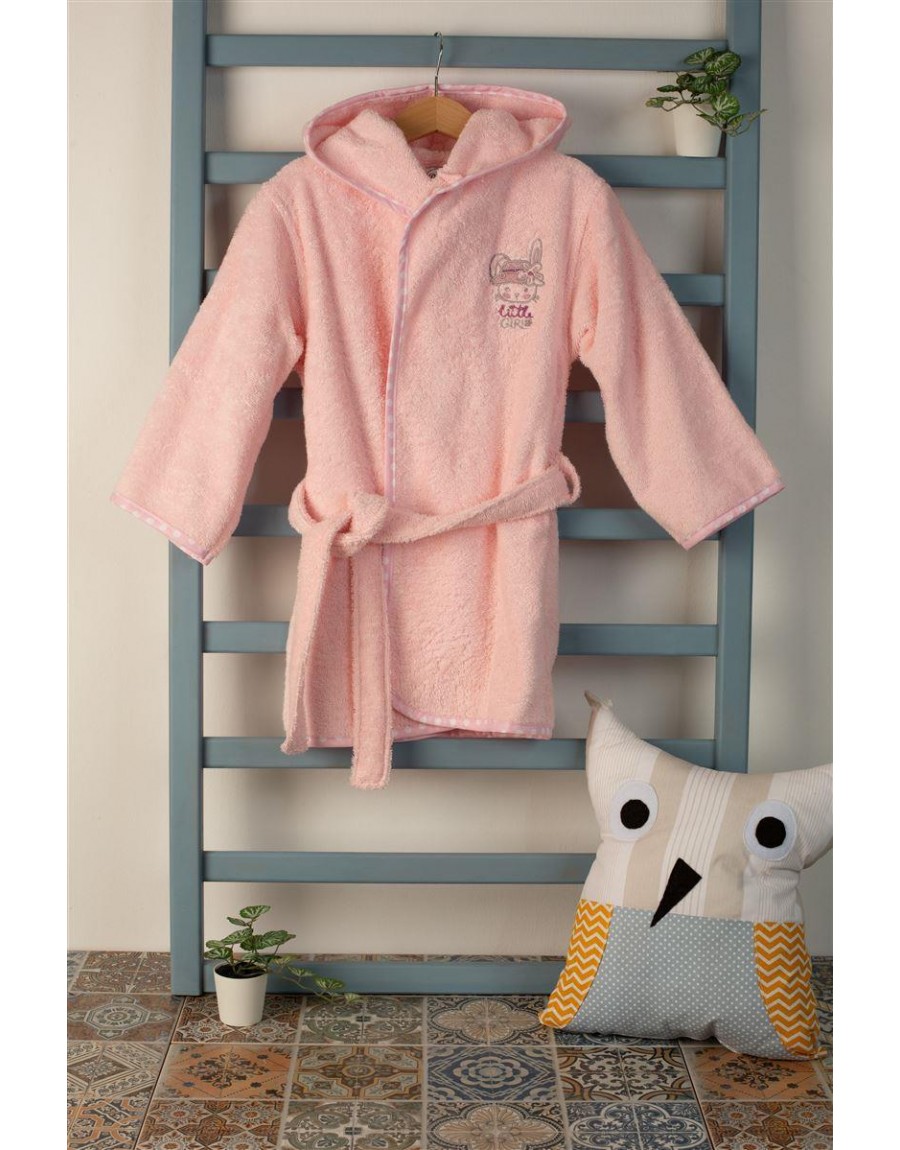 ΜΠΟΥΡΝΟΥΖΙ Με Κέντημα bebe Rabbit Girl 146 SIZE:04 Ροζ 100% Cotton