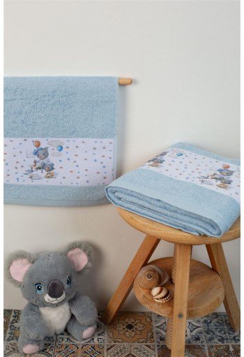 ΠΕΤΣΕΤΑ Με Ψηφιακή Εκτύπωση Σετ 2 τεμ bebe Painter 131 30X50,70X140 Σιελ 100% Cotton ΠΕΤΣΕΤΑ Με Ψηφιακή Εκτύπωση Σετ 2 τεμ bebe Painter 131 30X50,70X140 Σιελ 100% Cotton