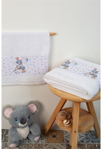 ΠΕΤΣΕΤΑ Με Ψηφιακή Εκτύπωση Σετ 2 τεμ bebe Painter 132 30X50,70X140 Λευκό 100% Cotton ΠΕΤΣΕΤΑ Με Ψηφιακή Εκτύπωση Σετ 2 τεμ bebe Painter 132 30X50,70X140 Λευκό 100% Cotton