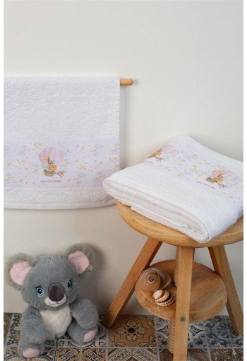 ΠΕΤΣΕΤΑ Με Ψηφιακή Εκτύπωση Σετ 2 τεμ bebe Balloon 66 30X50,70X140 Λευκό 100% Cotton ΠΕΤΣΕΤΑ Με Ψηφιακή Εκτύπωση Σετ 2 τεμ bebe Balloon 66 30X50,70X140 Λευκό 100% Cotton
