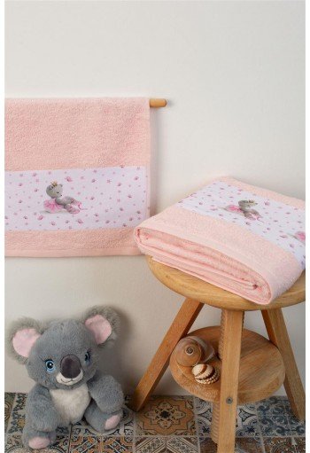 ΠΕΤΣΕΤΑ Με Ψηφιακή Εκτύπωση Σετ 2 τεμ bebe Ballerina 104 30X50,70X140 Ροζ 100% Cotton ΠΕΤΣΕΤΑ Με Ψηφιακή Εκτύπωση Σετ 2 τεμ bebe Ballerina 104 30X50,70X140 Ροζ 100% Cotton