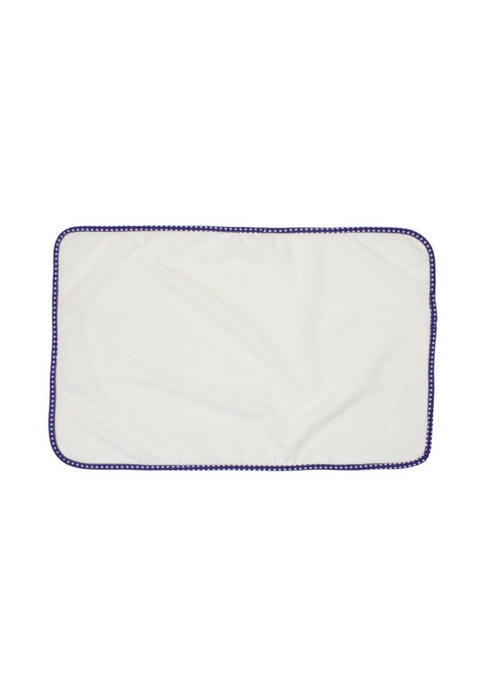 Σελτεδάκι Αδιάβροχο bebe 133 Πουά 50X80 Λευκό/Μωβ Cotton 100%