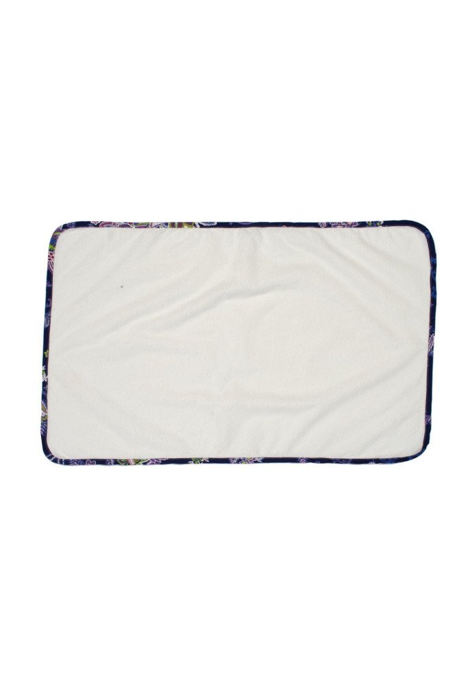 Σελτεδάκι Αδιάβροχο bebe 158 Floral 67X90 Λευκό/Μπλε Cotton 100%