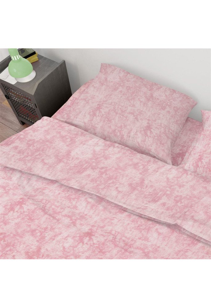 Σεντόνια Σετ 2 τεμ Premium Shadow 617 160X240 Pink 100% Cotton