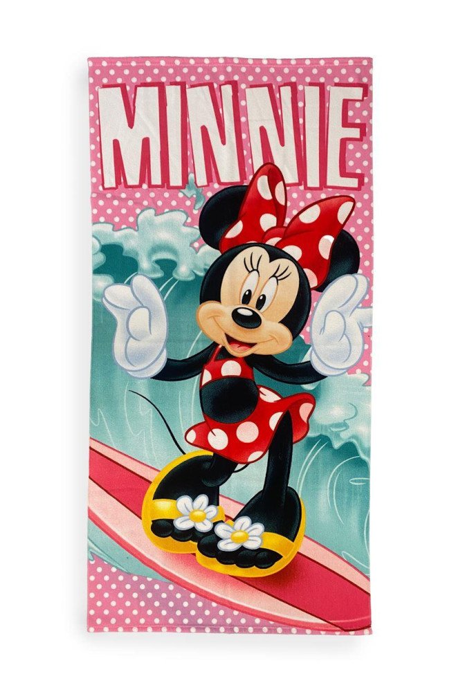 Πετσέτα Θαλάσσης Quick Dry Disney Home Minnie 36 70X140 Turquoise 100% Microfiber