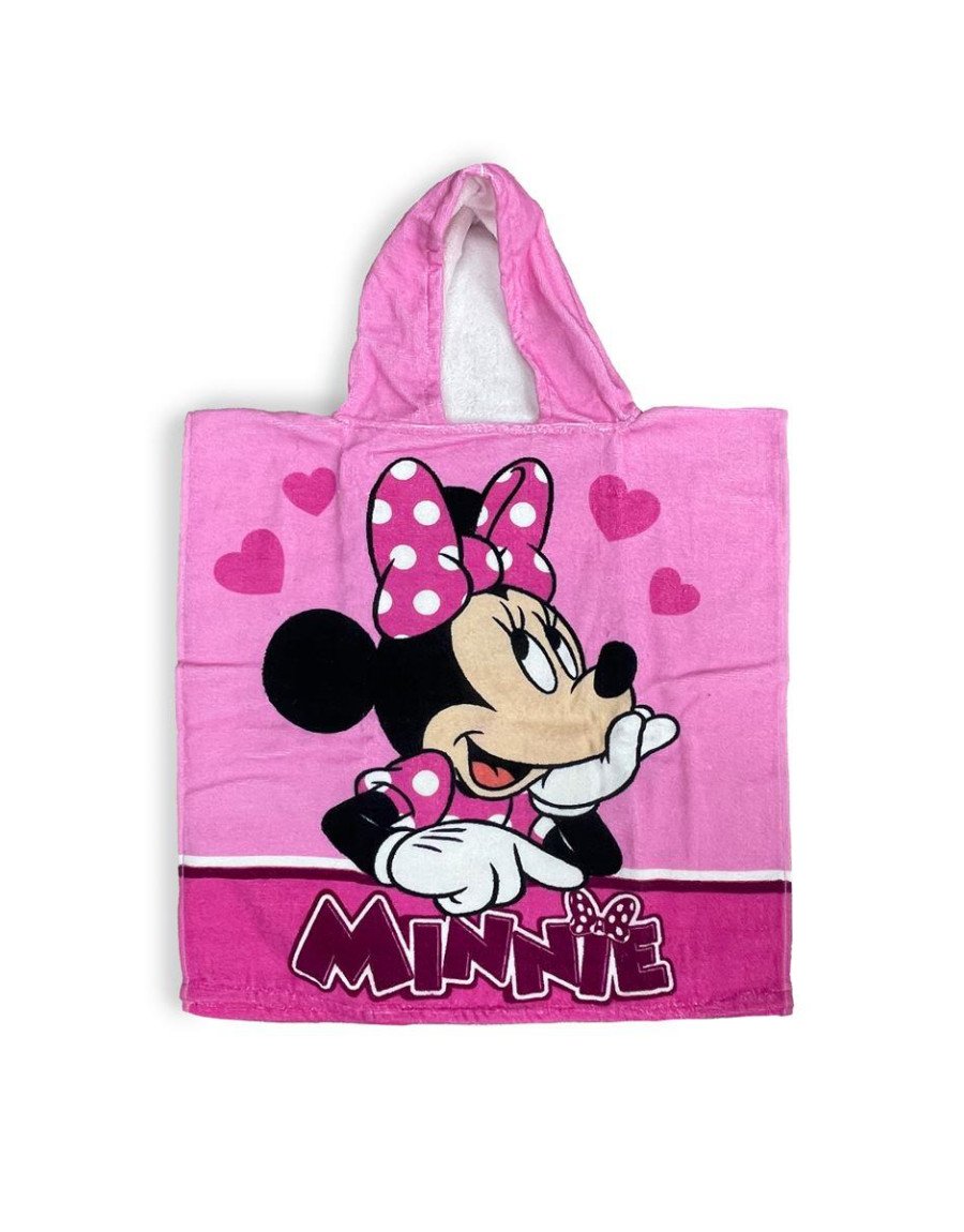 Πόντσο Θαλάσσης Quick Dry Disney Home Minnie 202 50X100 Pink 100% Microfiber