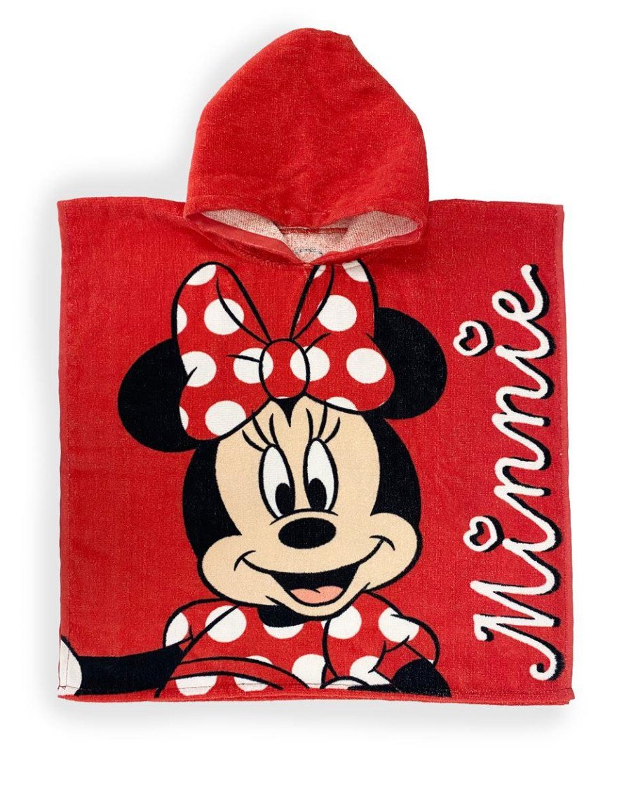 Πόντσο Θαλάσσης Quick Dry Disney Home Minnie 203 50X100 Red 100% Microfiber