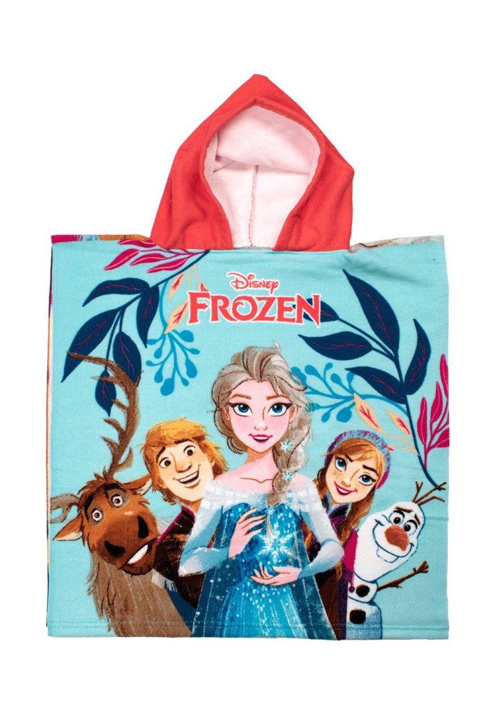 Πόντσο Θαλάσσης Quick Dry Disney Home Frozen 27 50X100 Sky Blue 100% Microfiber