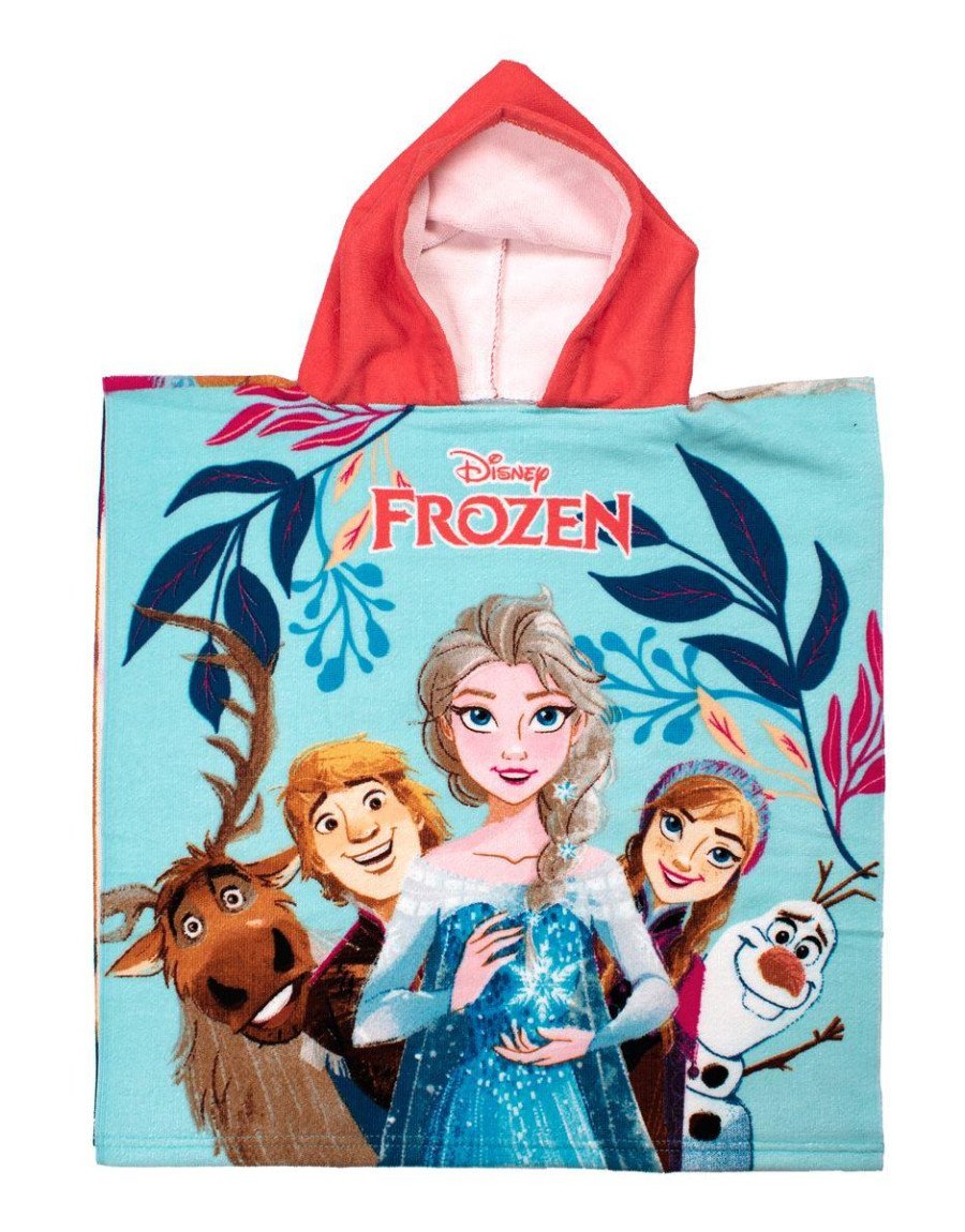 Πόντσο Θαλάσσης Quick Dry Disney Home Frozen 27 50X100 Sky Blue 100% Microfiber