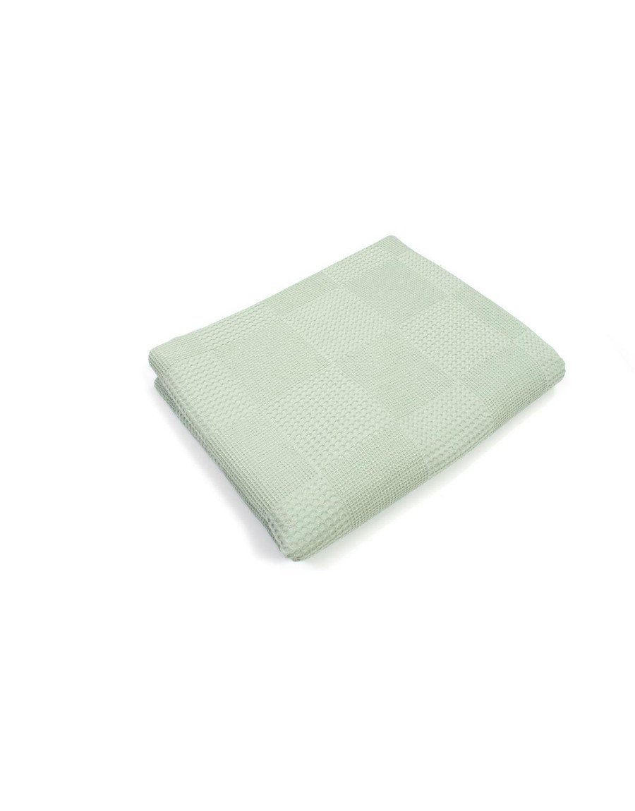 Κουβέρτα Πικέ bebe Μονόχρωμη 120X150 Φυστικί 100% Cotton