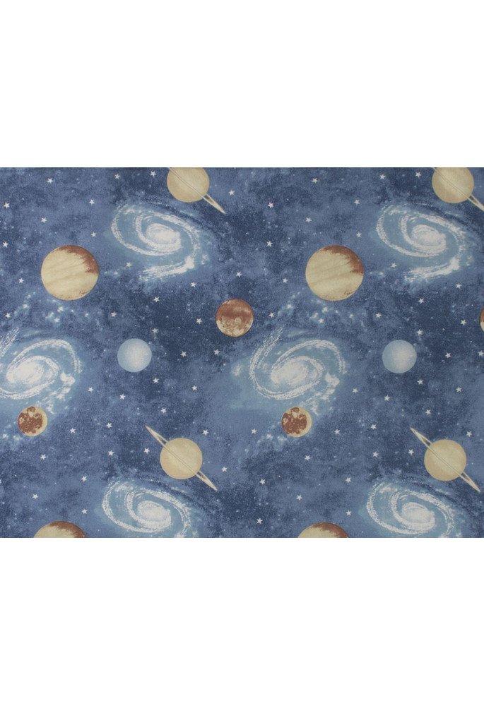 Σεντονάκι Λίκνου bebe Milky Way 185 80X110 Blue 100% Cotton