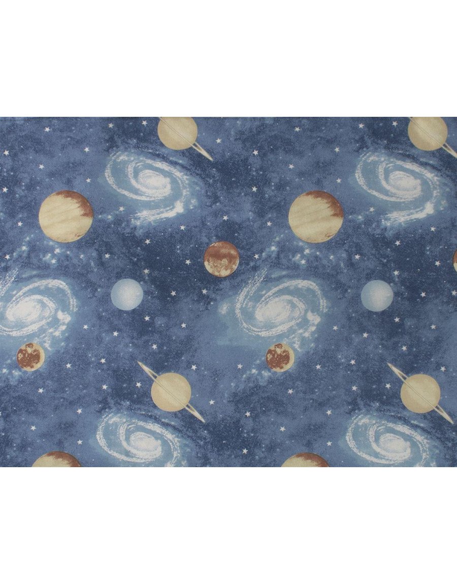 Σεντονάκι Λίκνου bebe Milky Way 185 80X110 Blue 100% Cotton