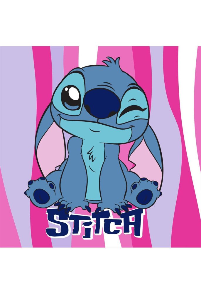 Λαβέτα Νηπιαγωγείου Disney Home Lilo & Stitch 74 30X30 Pink 100% Polyester