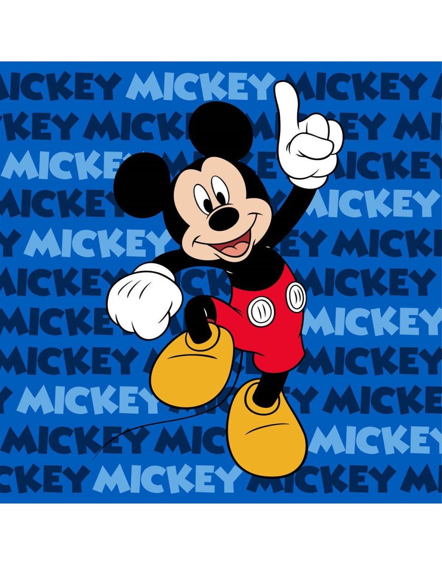 Λαβέτα Νηπιαγωγείου Disney Home Mickey 50 30X30 Blue 100% Polyester