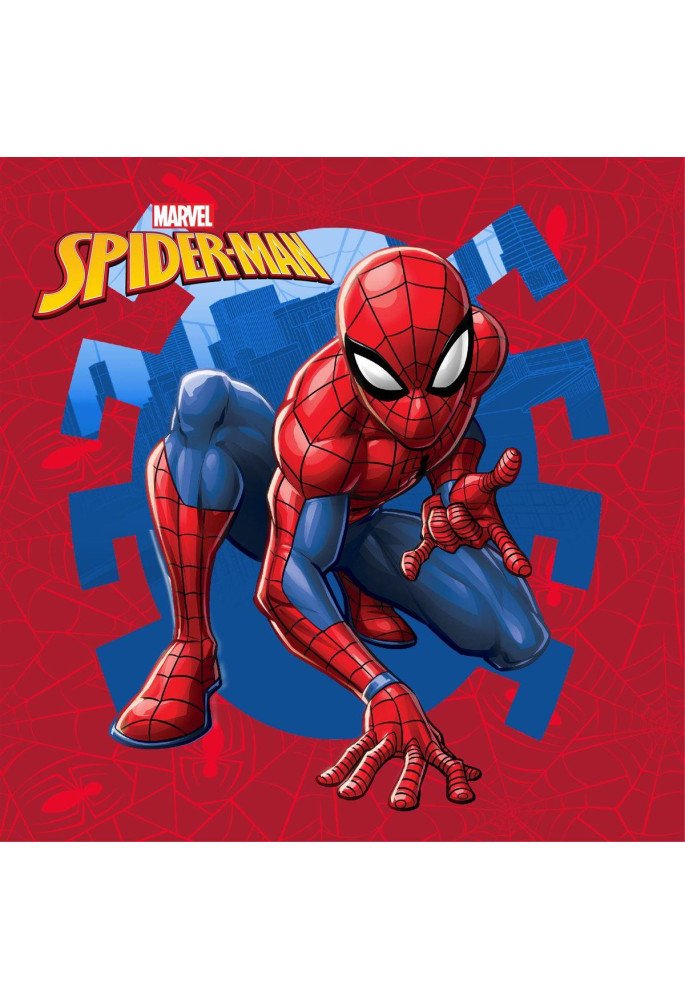 Λαβέτα Νηπιαγωγείου Marvel Spider-Man 71 30X30 Red 100% Polyester