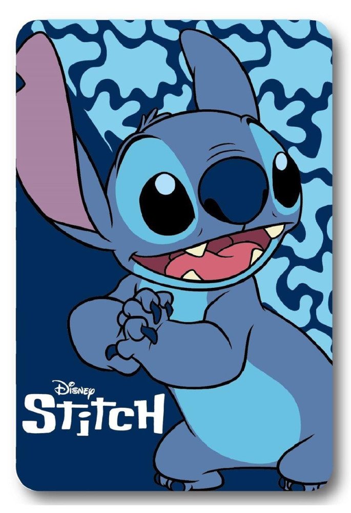 Κουβέρτα Fleece Disney Home Stitch 26 100X140 Blue 100% Polyester