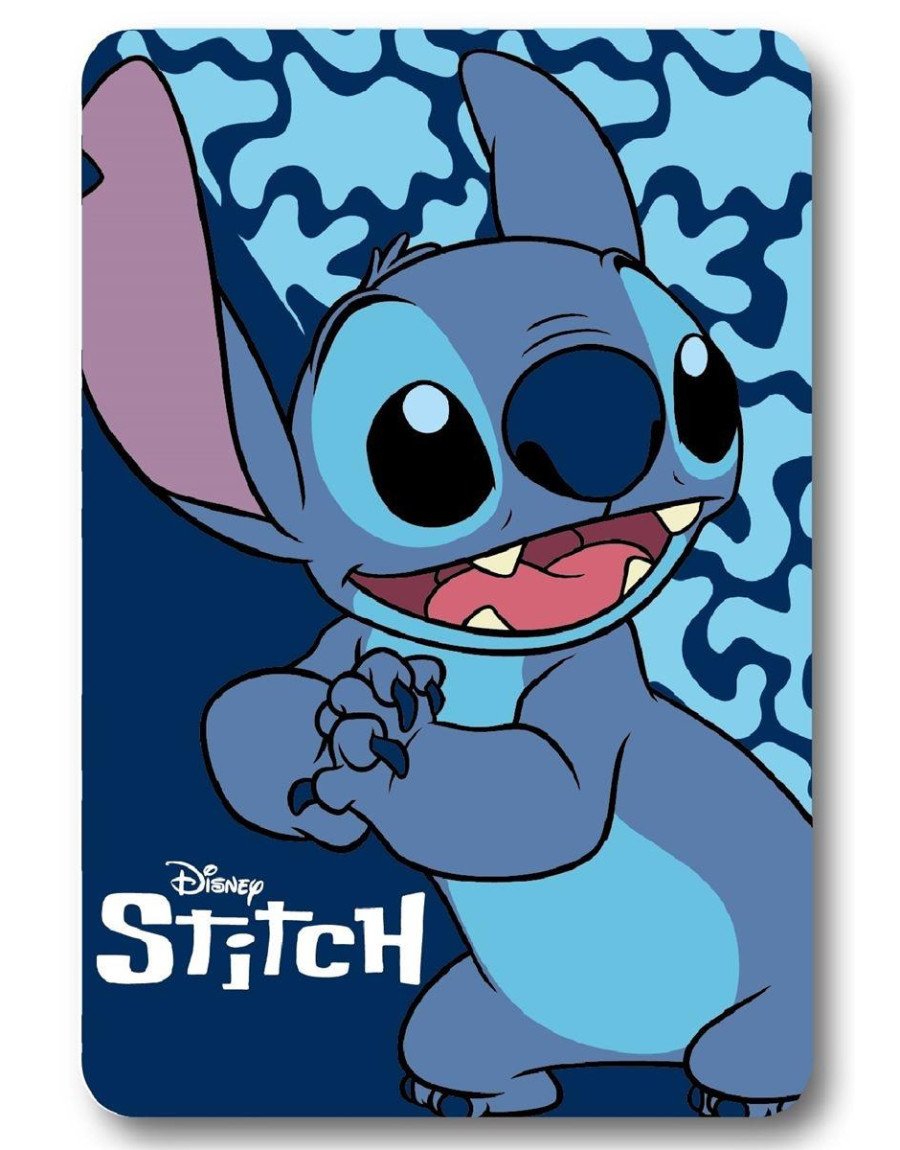 Κουβέρτα Fleece Disney Home Stitch 26 100X140 Blue 100% Polyester