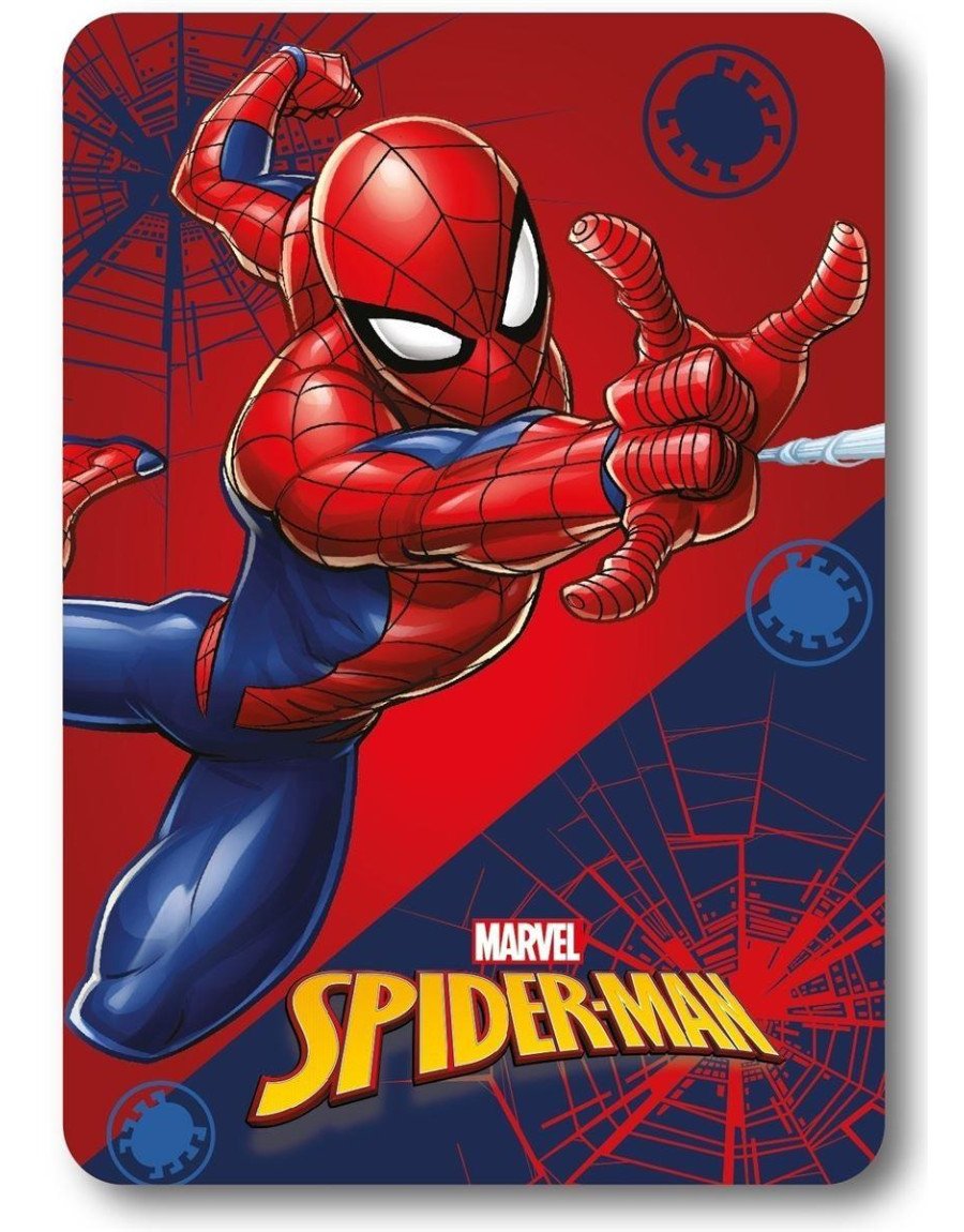 Κουβέρτα Fleece Marvel Spider-Man 23 100X140 Red 100% Polyester