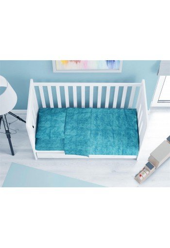 Πάπλωμα bebe Premium Shadow 620 120X160 Turquoise 100% Cotton Πάπλωμα bebe Premium Shadow 620 120X160 Turquoise 100% Cotton