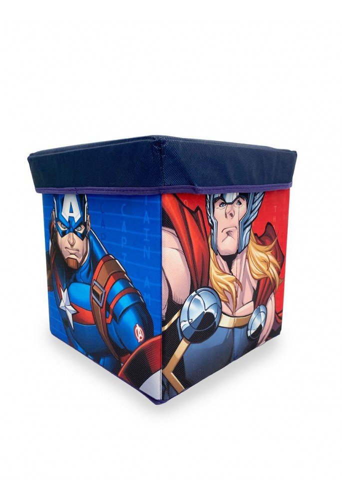 Κουτί-Σκαμπό Marvel Avengers 11 30X30X30 Blue 100% Polyester Κουτί-Σκαμπό Marvel Avengers 11 30X30X30 Blue 100% Polyester