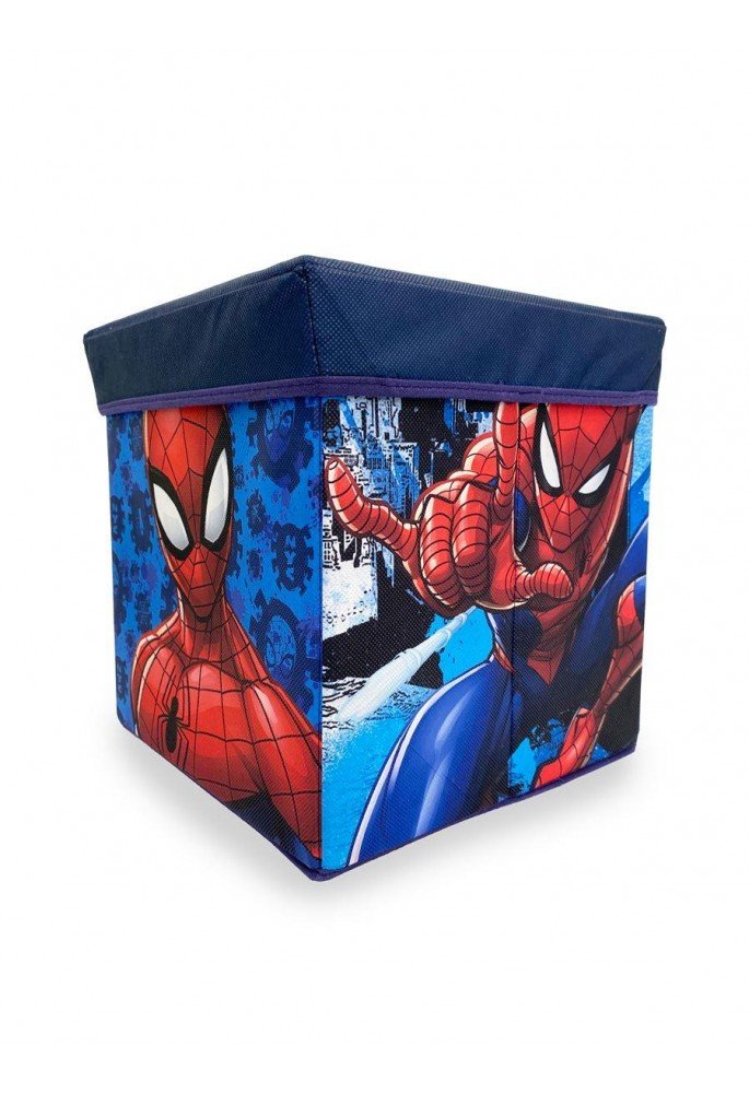 Κουτί-Σκαμπό Marvel Spider-Man 09 30X30X30 Blue 100% Polyester Κουτί-Σκαμπό Marvel Spider-Man 09 30X30X30 Blue 100% Polyester