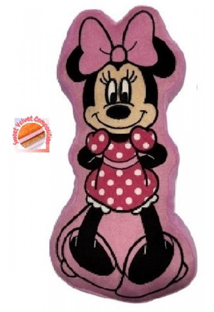 Μαξιλάρι 3D Disney Home Minnie 78 30 cm Pink 100% Velboa Μαξιλάρι 3D Disney Home Minnie 78 30 cm Pink 100% Velboa