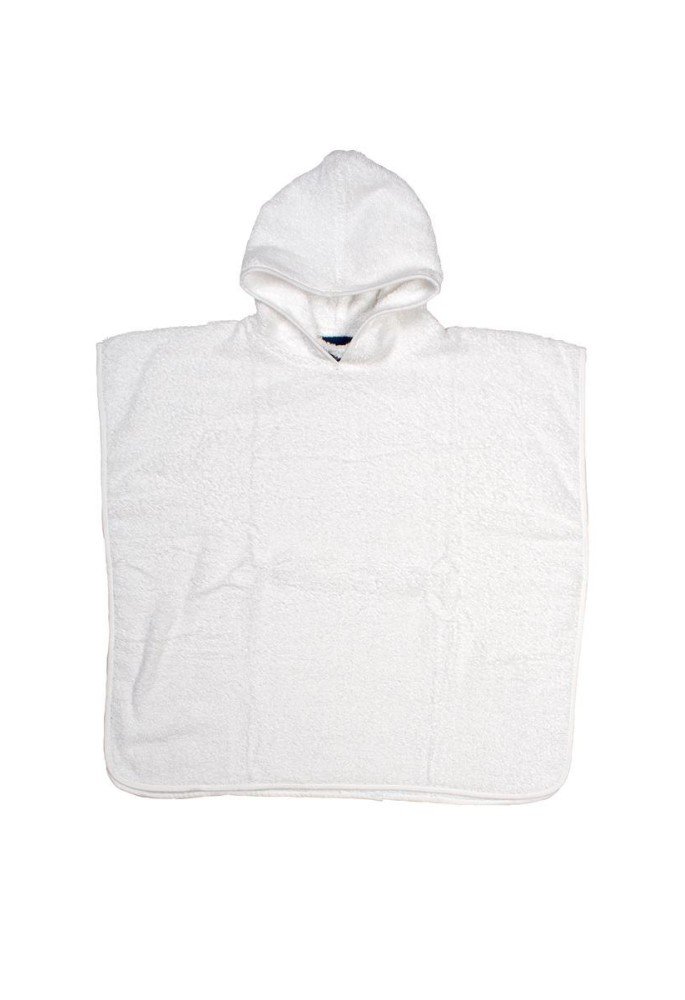Πόντσο Κολυμβητηρίου kids 60X120 Λευκό 100% Cotton