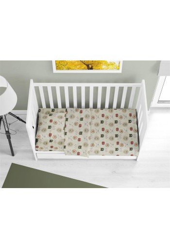 Κατωσέντονο Με Λάστιχο bebe Big Cats 27 0,70X1,40X0,15 Light Olive 100% Cotton Κατωσέντονο Με Λάστιχο bebe Big Cats 27 0,70X1,40X0,15 Light Olive 100% Cotton
