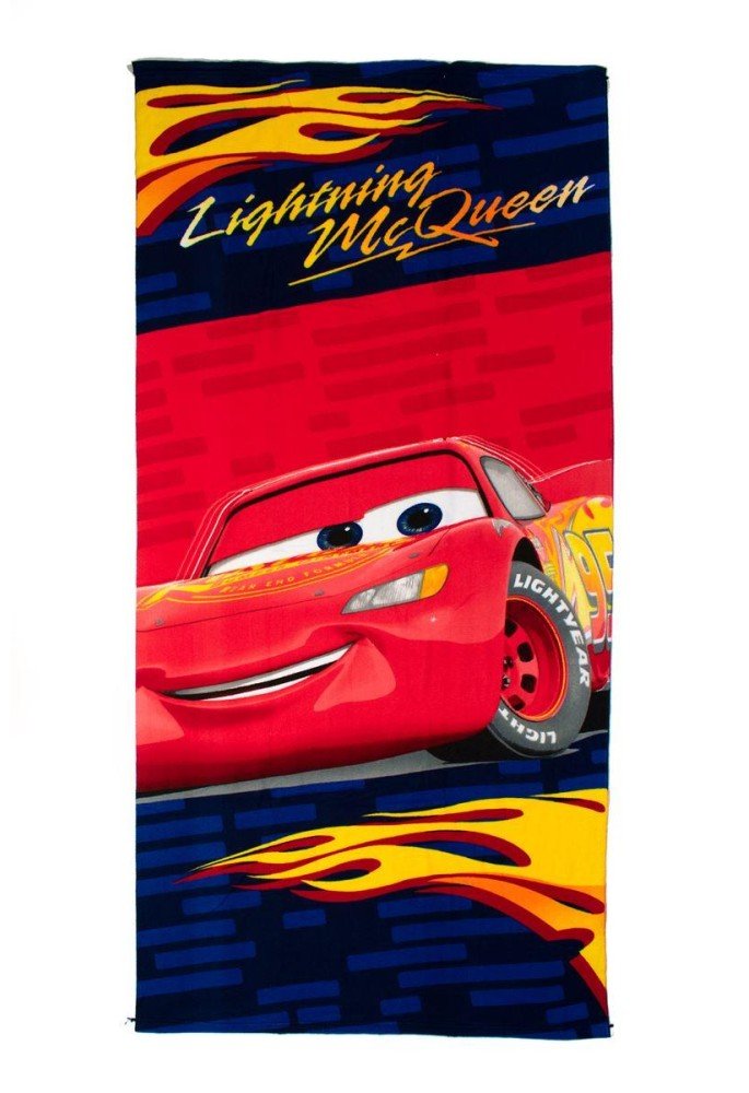 Πετσέτα Θαλάσσης Quick Dry Disney Home Cars 841 70X140 Blue 100% Microfiber