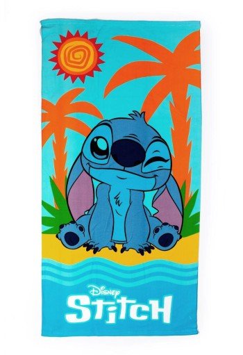 Πετσέτα Θαλάσσης Quick Dry Disney Home Lilo & Stitch 75 70X140 Sky Blue 100% Microfiber Πετσέτα Θαλάσσης Quick Dry Disney Home Lilo & Stitch 75 70X140 Sky Blue 100% Microfiber