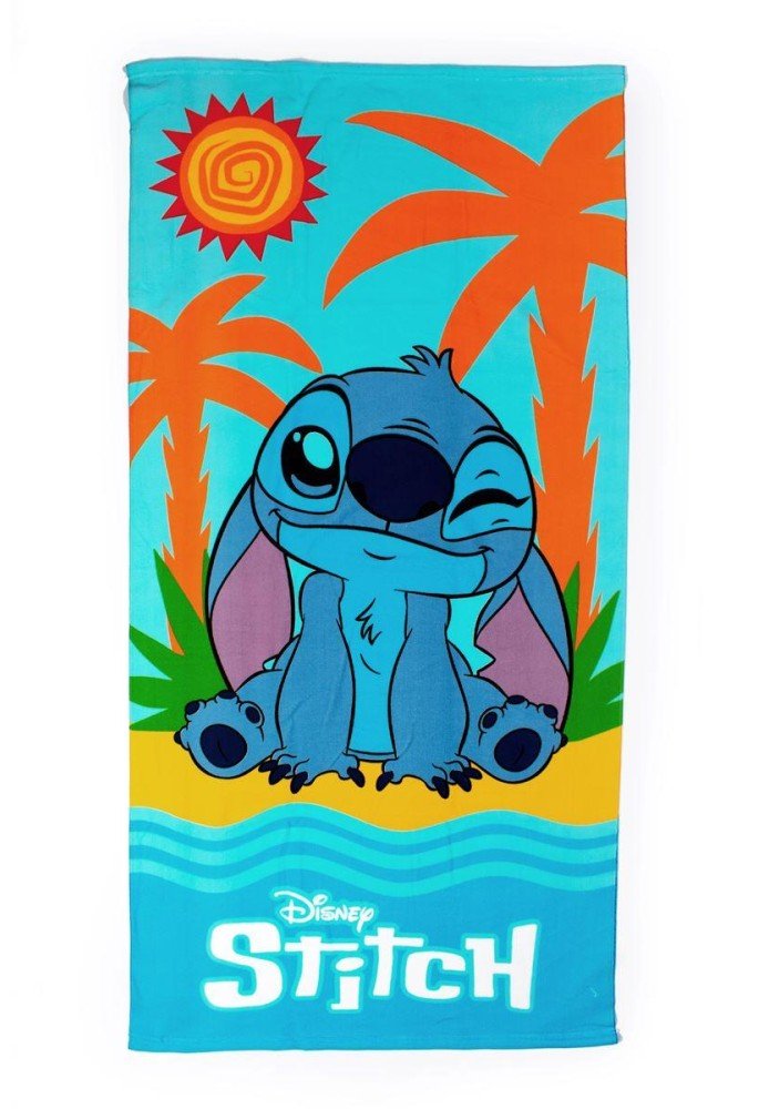 Πετσέτα Θαλάσσης Quick Dry Disney Home Lilo & Stitch 75 70X140 Sky Blue 100% Microfiber Πετσέτα Θαλάσσης Quick Dry Disney Home Lilo & Stitch 75 70X140 Sky Blue 100% Microfiber