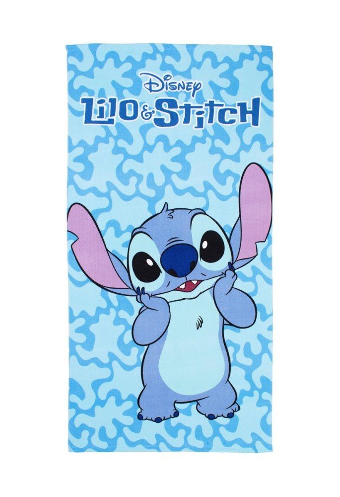 Πετσέτα Θαλάσσης Quick Dry Disney Home Lilo & Stitch 92 70X140 Sky Blue 100% Microfiber Πετσέτα Θαλάσσης Quick Dry Disney Home Lilo & Stitch 92 70X140 Sky Blue 100% Microfiber