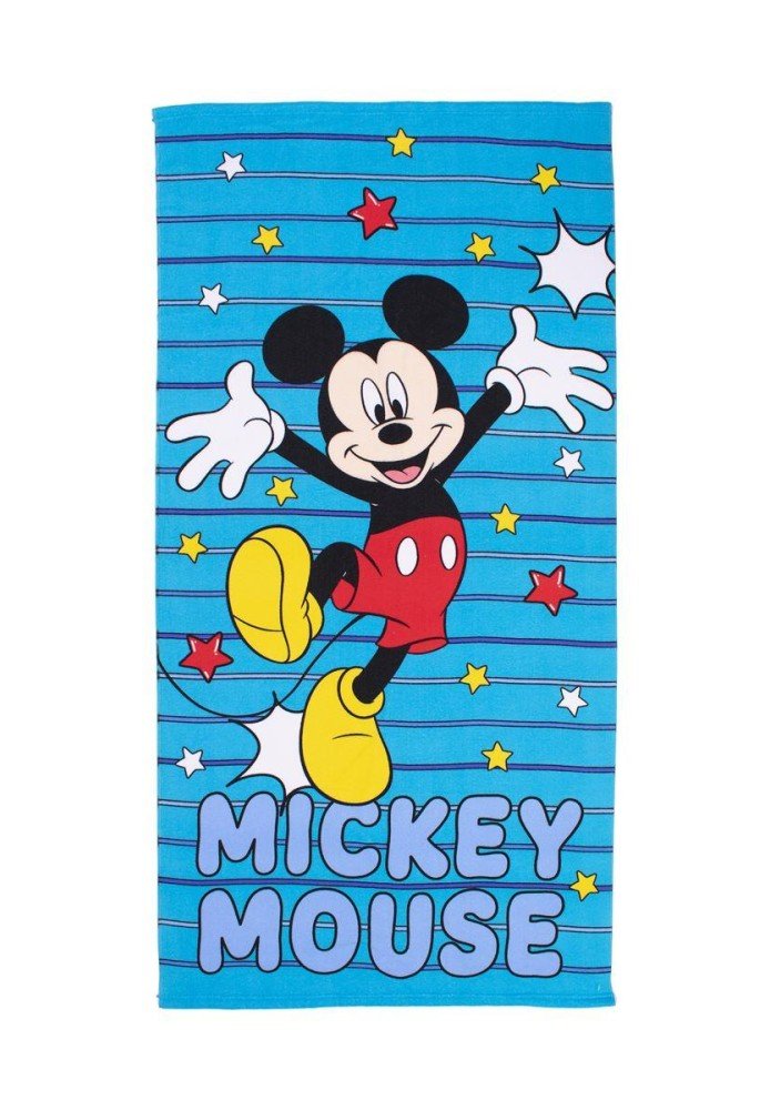 Πετσέτα Θαλάσσης Quick Dry Disney Home Mickey 23 70X140 Blue 100% Microfiber Πετσέτα Θαλάσσης Quick Dry Disney Home Mickey 23 70X140 Blue 100% Microfiber