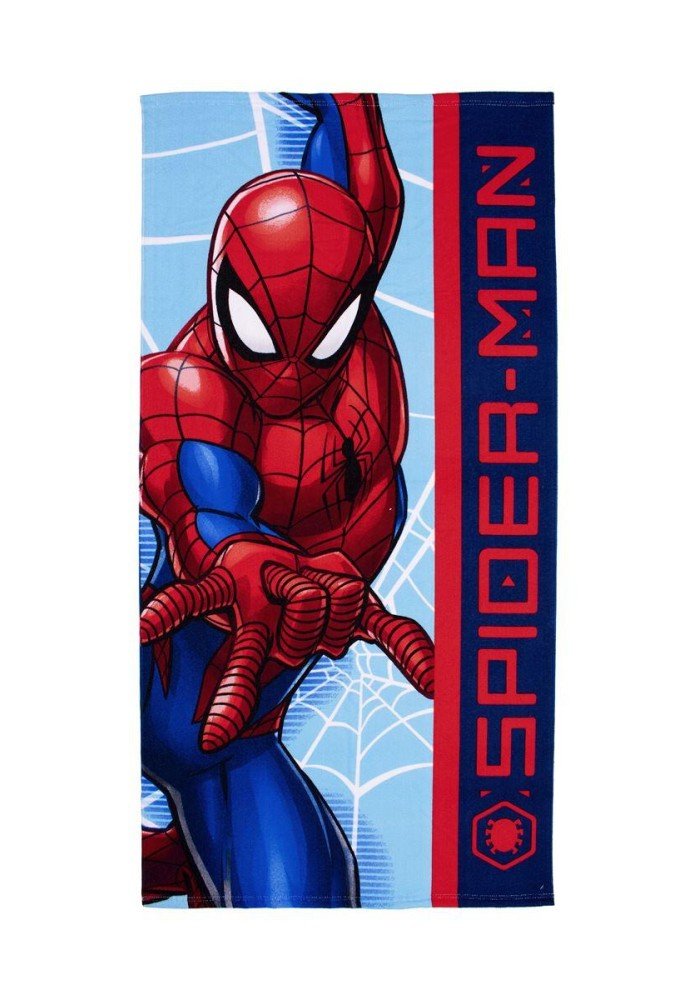 Πετσέτα Θαλάσσης Quick Dry Marvel Spider-Man 41 70X140 Sky Blue 100% Microfiber Πετσέτα Θαλάσσης Quick Dry Marvel Spider-Man 41 70X140 Sky Blue 100% Microfiber