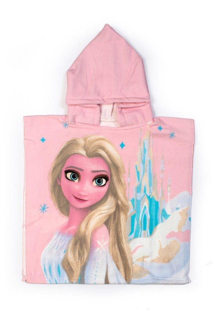 Πόντσο Θαλάσσης Quick Dry Disney Home Frozen 38 50X100 Pink 100% Microfiber