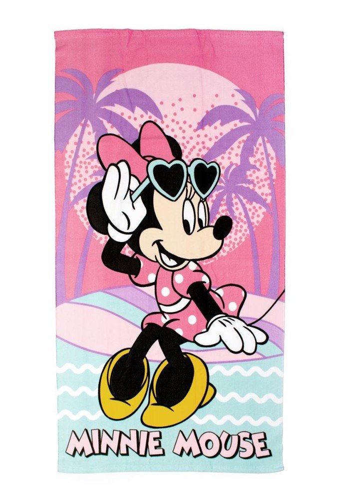 Πετσέτα Θαλάσσης Quick Dry Disney Home Minnie 72 70X140 Coral 100% Microfiber Πετσέτα Θαλάσσης Quick Dry Disney Home Minnie 72 70X140 Coral 100% Microfiber