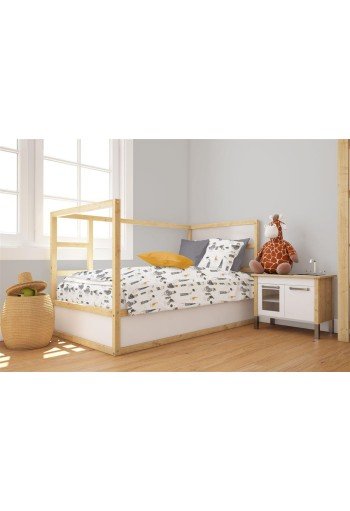 Παπλωματοθήκη Εμπριμέ bebe Seabirds 578 120X160 White-Grey 100% Cotton Παπλωματοθήκη Εμπριμέ bebe Seabirds 578 120X160 White-Grey 100% Cotton