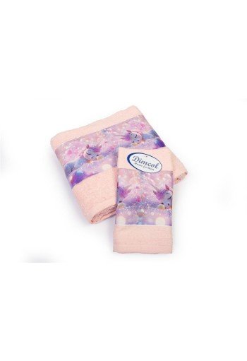 Πετσέτα Σετ 2 τεμ Με Ψηφιακή Εκτύπωση bebe Dreaming Unicorn 320 30X50,70X140 Pink 100% Cotton Πετσέτα Σετ 2 τεμ Με Ψηφιακή Εκτύπωση bebe Dreaming Unicorn 320 30X50,70X140 Pink 100% Cotton